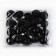 Christmas balls New Year, for the New Year, D = 3 cm, 20 pcs., Black color