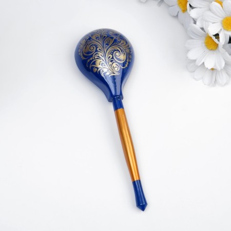Spoon Polubasskaya "Khokhloma. Kudrin", blue, highest category-1