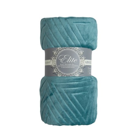 Texrepublic blanket, size 200x220 cm, turquoise color-1