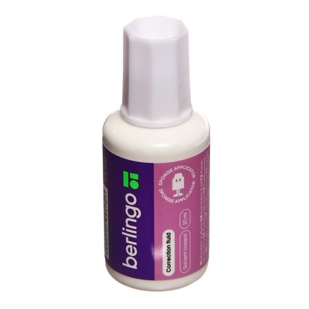 Corrective fluid 20 ml Berlingo, on a chemical basis, with a brush-2
