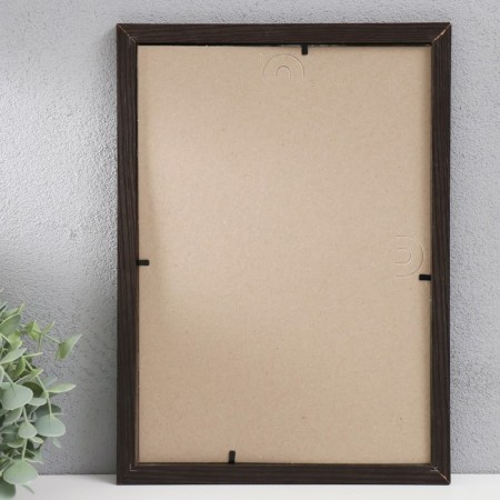 Photo frame MDF 21x30 cm. No. 6, width. 20 mm, thickness. 12 mm, wenge (plastic screen)-2