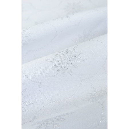 Tablecloth, size 150x150 cm, white color-2