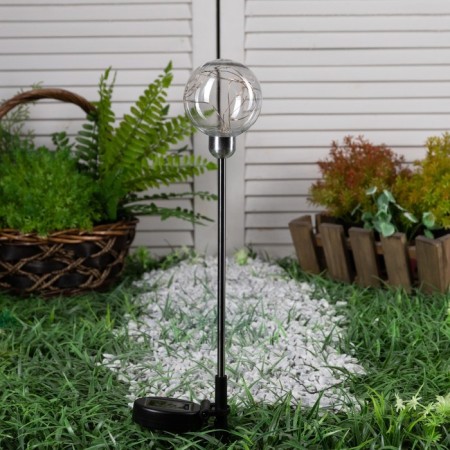 Garden lamp on the sunny battery "Shar", 70 cm, 20 LED, glow white-1