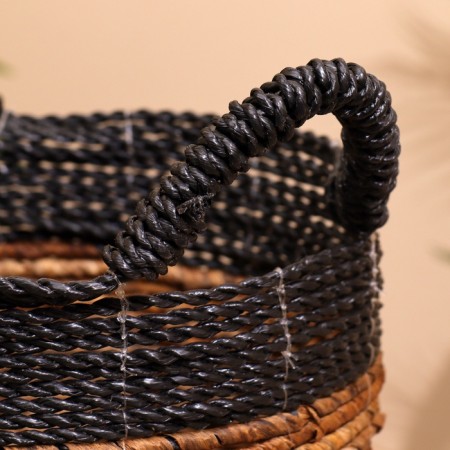 Wicker basket 25x25x27 cm-5