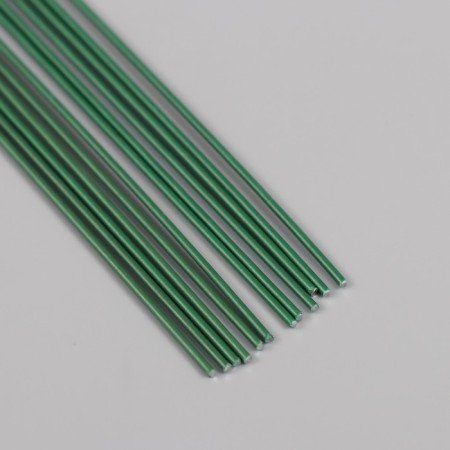Wire for creativity "Blumentag" 1.2 mm, 12 pcs, 40 cm, in a plastic braid green-1