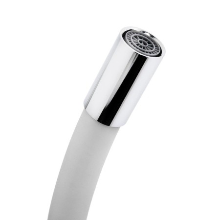 Kitchen mixer Zein Z2110, single -leaf, flexible surge, cartridge 40 mm, white/chrome-5