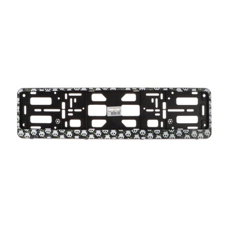 Frame for a car number, book, black, "Panda"-1