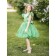 Dress "Jasmine", height 116 cm, green color