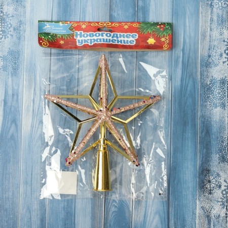 Top "Zvezda" volume luster, 15x17 cm, gold-1