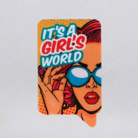 AICOS sticker "Its a Girl’s World"-2