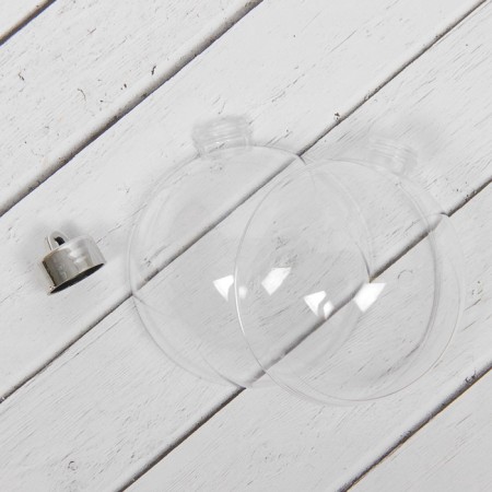 Procurement-suspension “A ball with a removable putsk”, separate parts, diameter in collected form: 8 cm-2
