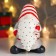 Souvenir Ceramics "Santa Claus, gray caftan, striped cap, with a bell" 15x11x9.5 cm