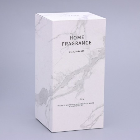 Candle in concrete Aromatic "Apolon", lavender garden, 13x7 cm, soy wax, 160 g-8