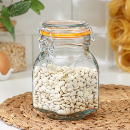 Bank for bulk products OPTIMA, 760 ml, with a booger lock
