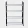 Shoe -shoe Dolyana, 4 tiers, 42 × 19 × 60 cm, black color