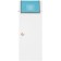 Organizer, children's suspension "Bear", 24x94 cm, blue