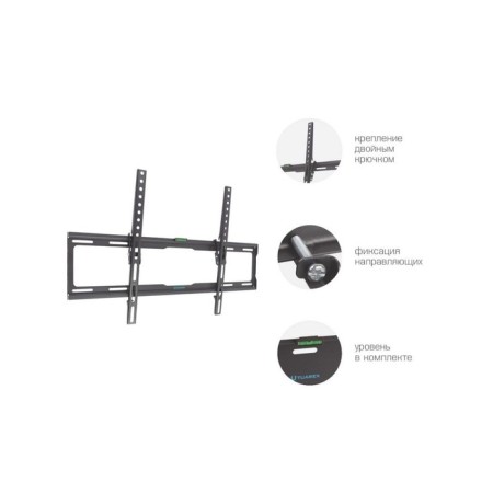 Tuarex OLIMP-112 bracket, for TV, inclined, 32-90 ", up to 40 kg, 25 mm, black-2