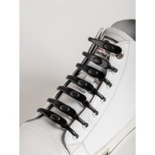 Braus laces silicone, black
