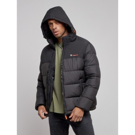 Sports male winter, size 58, black color-5