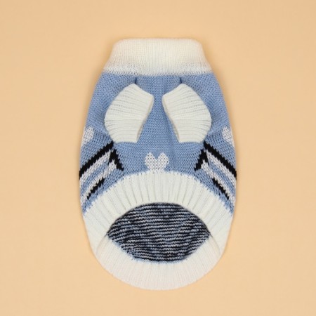 Sweater "Wave", M (DS 26, Osh 26, OG 28-46 cm), Blue-8