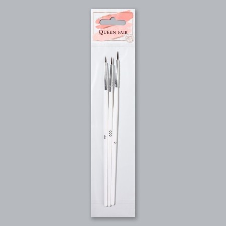 A set of hands for nail design, 3 pcs, 18 cm, white color-5