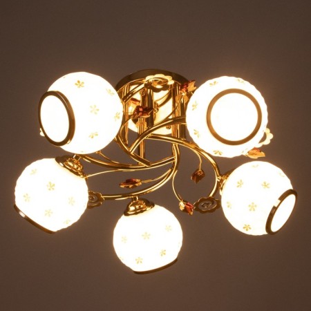 Bell chandelier 5x40W E27 Gold Model: 2612356-2