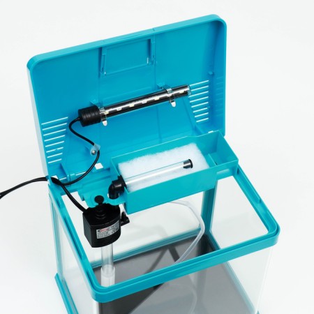 The Seastar HX-240F Aquarium includes: LED lamp, filter, 10 l, blue-4