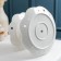 Ceramic 2-tier share of the Susan, 25 × 20 × 27 cm, white color, white