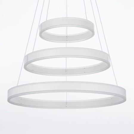 Suspended Citilux “duet” CL719650, 60x60x30 cm, 3x48.33W, led, white color-9