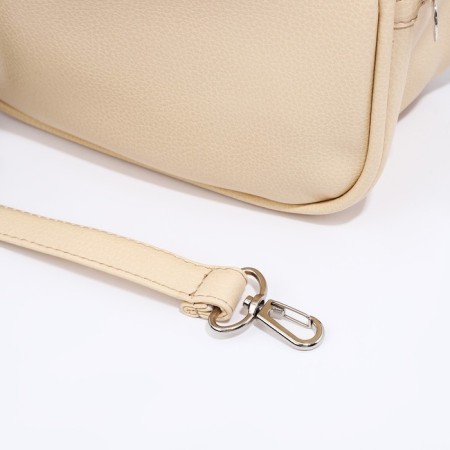 Load bag with lightning, external pocket, beige color-5