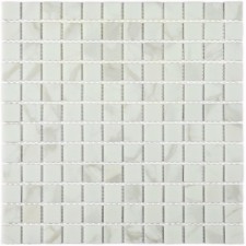 Мозаика стеклянная Bonaparte Mia white (matt), 300x300x4 мм
