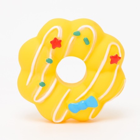 Brying "Donut" toy for dogs, 8.5 cm, yellow-1