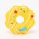 Brying "Donut" toy for dogs, 8.5 cm, yellow