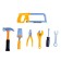 Set of tools No. 14, 7 elements, in a package, color mix