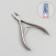 Pigitan nippers, straight blade, double spring, 11.5 cm, blade length - 14 mm, on the blister, silver color, AT -1207