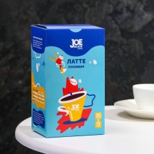 Напиток кофейный растворимый JOE BLACK COFFEE 3 в 1 "Латте пломбир", 18 г