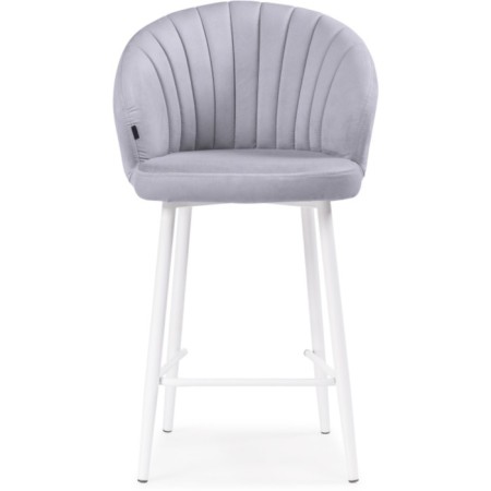Barry Banbu Velutto 49 Metal/velor, white/gray 55x56x97 cm-1