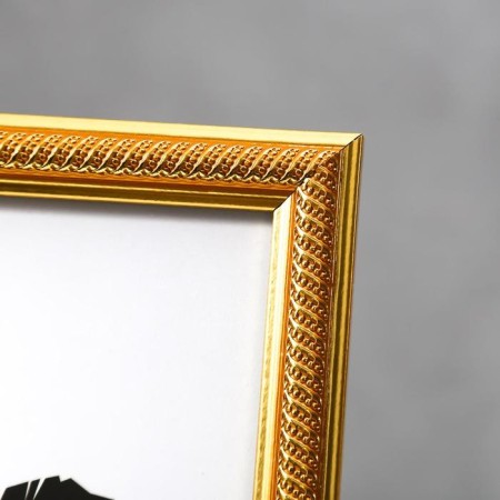 Photo frame plastic 20x25 cm "Golden spiral on gold" 28x23 cm-2