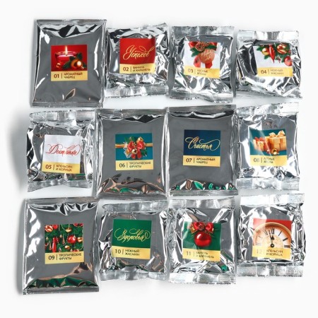 Tea calendar "Happiness in the New Year", 20 g x 12 pcs-1