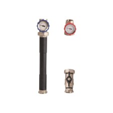 Насосная группа ROMMER RDG-0001-012501, с прямым контуром 1", без насоса
