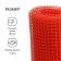 Garden grid, 1 × 10 m, rhombus cell 15 × 15 mm, plastic, orange, Greengo
