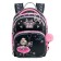 School backpack by Ergon. Spray Across 178 35*26*14 Virgo + Pen, Burner Cher/Rose 24-178-7