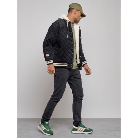 Male bomber, size 48, black color-2