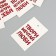 Cardboard "Inspiration" set 10 pcs (5 types) 4x6 cm