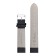Watch strap, male, 20 mm, harness 90 mm, larynx 110 mm, genuine leather, black