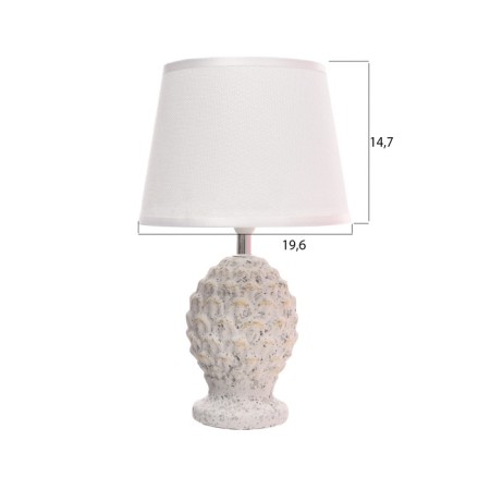 Table lamp "Bud" 1x40W E14 white 20x20x34cm-5