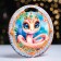Board cutting souvenir "Symbol of the year. Master with the crown", D-25.5cm