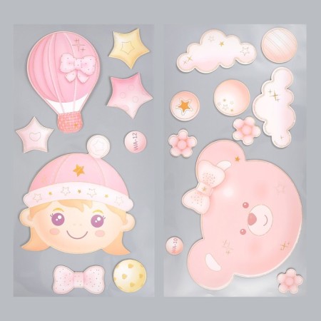 Interior sticker "for girls" mix 31x60 cm