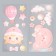 Interior sticker "for girls" mix 31x60 cm
