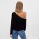 Jumper (Longsliv) on one shoulder female minku: Basic line color black, rr 46